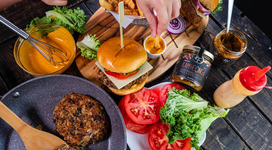 Easy Burger Patties - Kopi Thyme