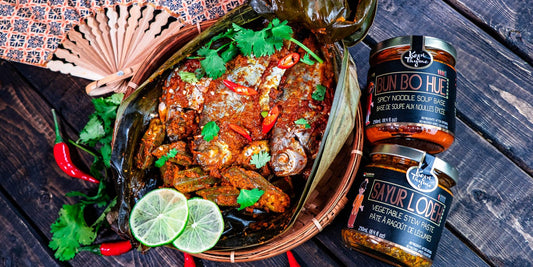 Sambal Grilled Fish in Banana Leaf (Ikan Bakar) - Kopi Thyme