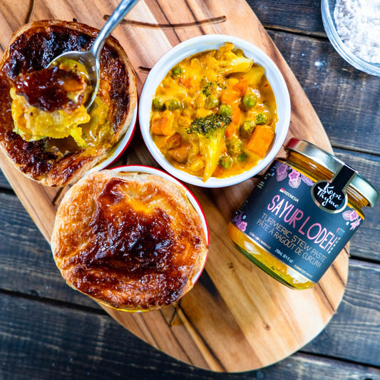Easy Pot Pie with a Twist - Kopi Thyme