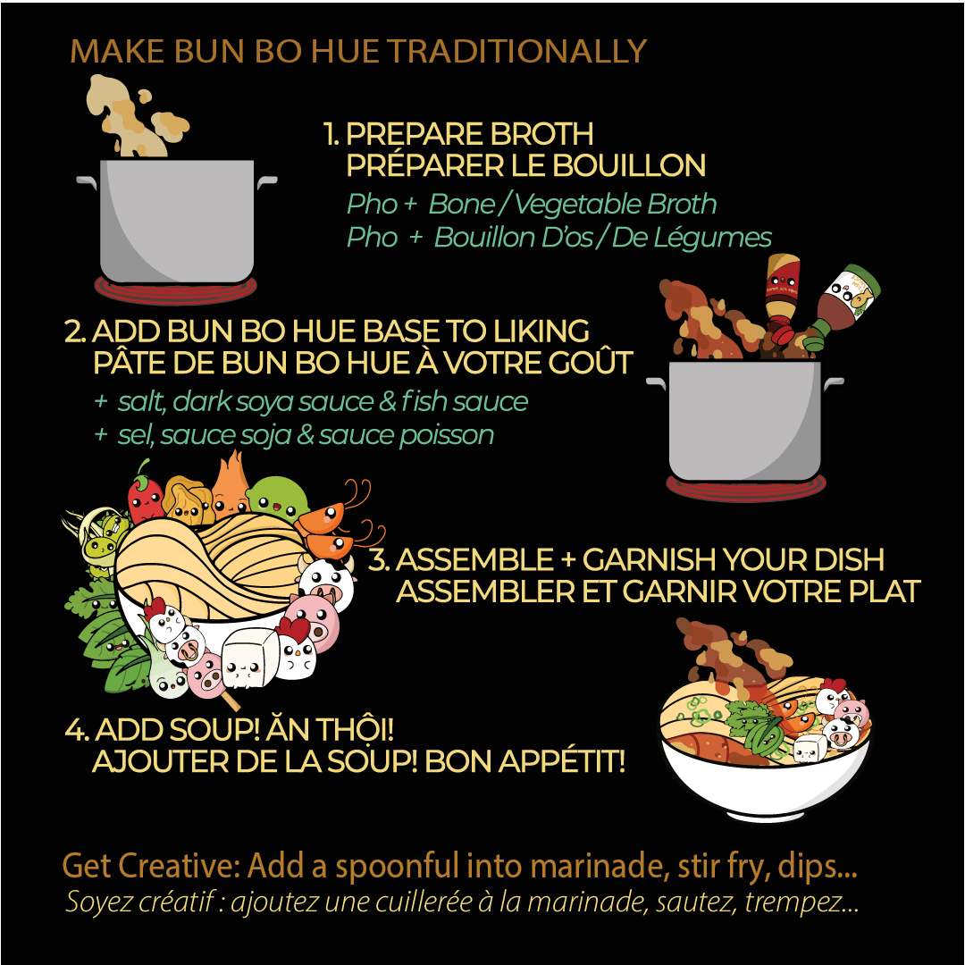 Bun Bo Hue Instructions- Kopi Thyme