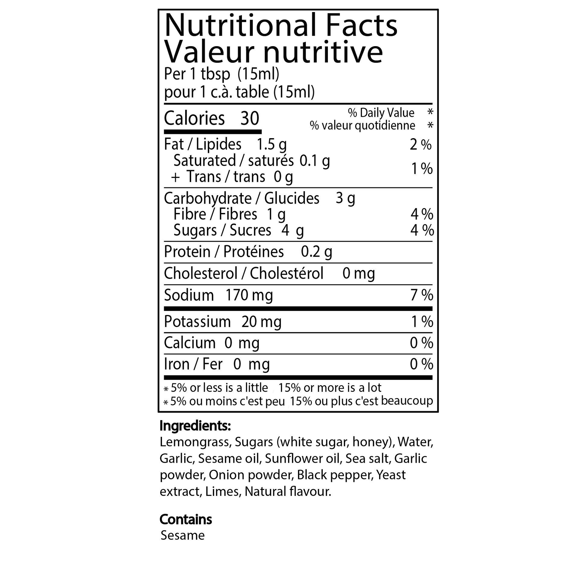 Uop Sa Nuong- Nutritional- Ingredients - Kopi Thyme