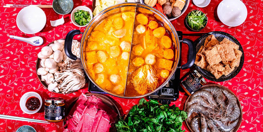 Laksa and Bun Bo Hue Broth Hot Pot - Kopi Thyme