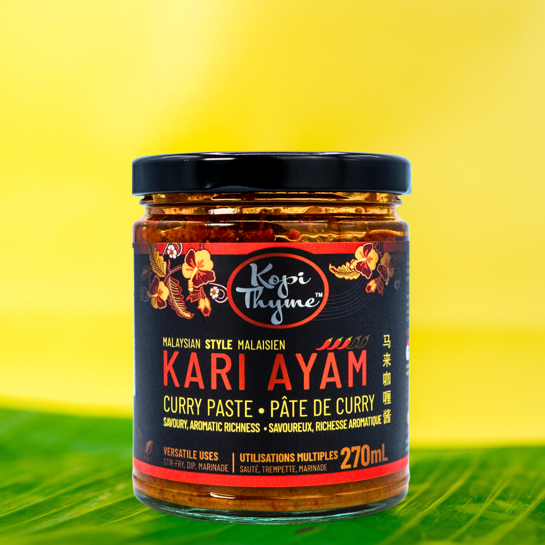 Kari Ayam - Kopi Thyme. Looking for a simple curry for a quick dinner idea, Kari Ayam is your answer.  A classic Malaysian comfort food, simple Malaysian curry for quick evening meals.